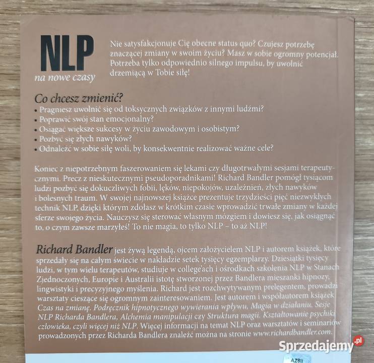 Sekret NLP czyli poznaj siebie uporaj się ze miękka śląskie Szczyrk