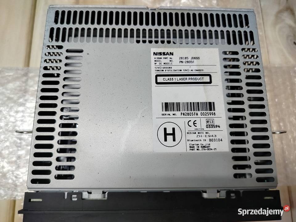 Radio do Nissan Qashqai j10 2007r ORGINALNE podkarpackie Sanok