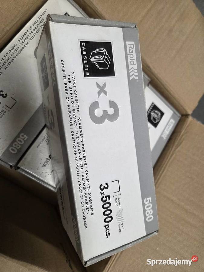 3 x Kaseta do zszywacza electric Rapid 5080 Biuro Biuro Warszawa