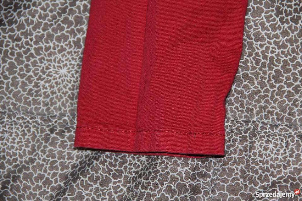 SPODNIE SEXI RURKI JASKRAWE CZERWONE MISS podlaskie Zambrów