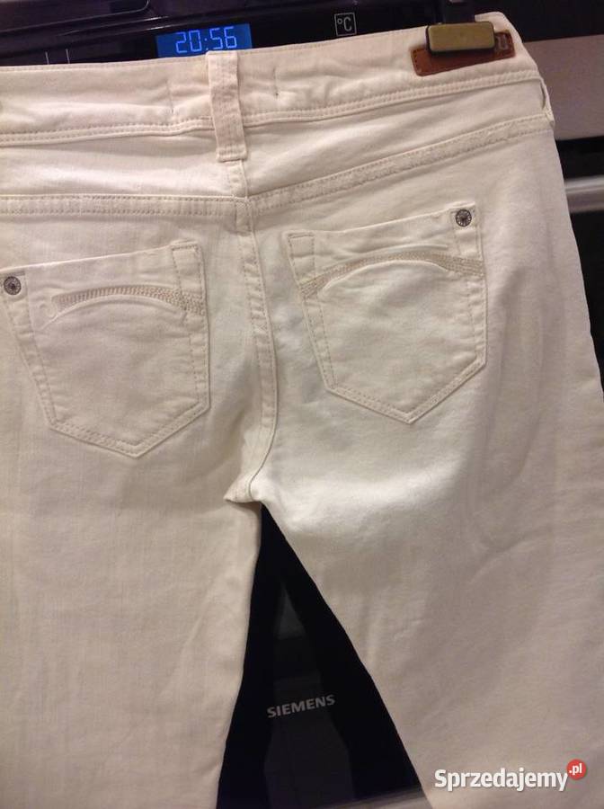 Spodnie Jeans Damskie River Island 36 Białe j Nowa Sól sprzedam
