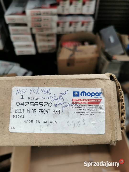 listwa przednia prawa chrysler yorker listwy boczne pomorskie