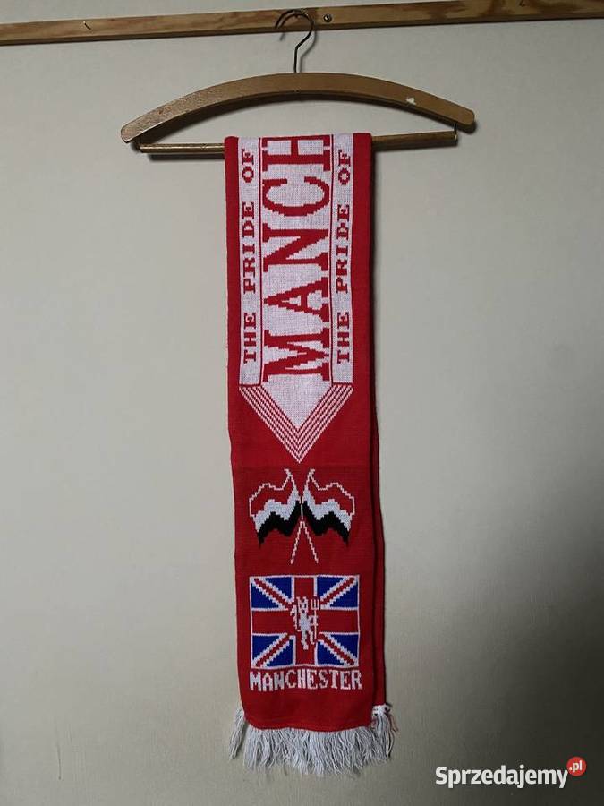 Vintage szal piłkarski MANCHESTER UNITED UNIKAT