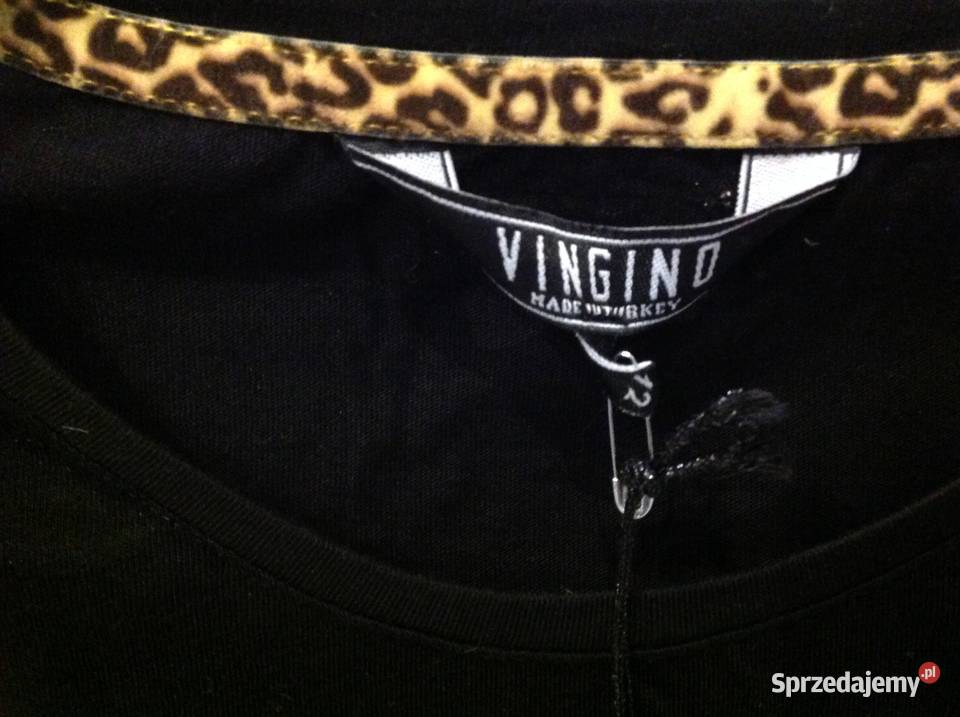 Koszulka Czarna dziewczęca VINGINO na 152 NOWA Bluzki, koszulki i kaftaniki