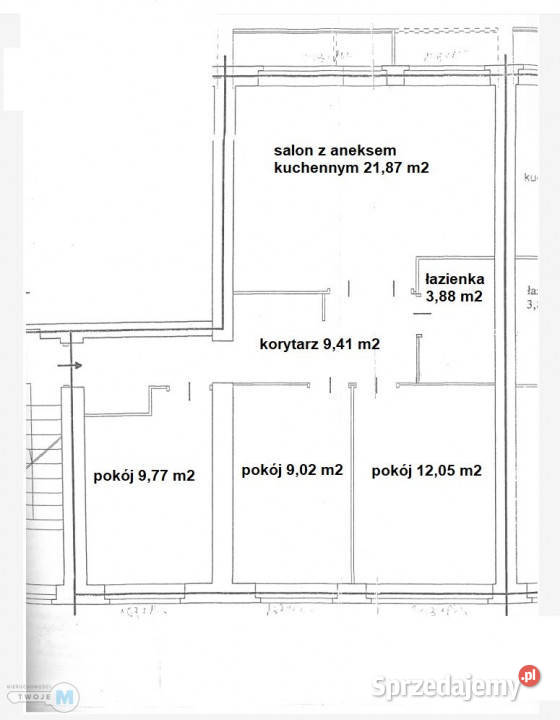 Mieszkanie Kielce 66m2 4 pok