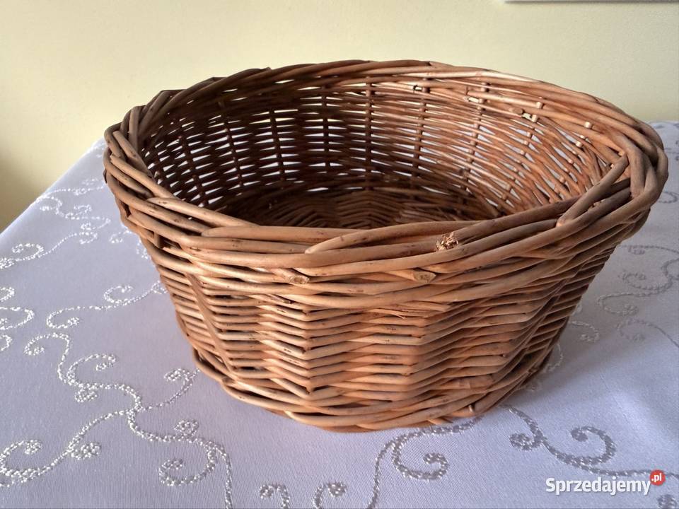 Koszyk wiklinowy ręcznie pleciony naturalny Dekoracje świąteczne Czerwionka-Leszczyny