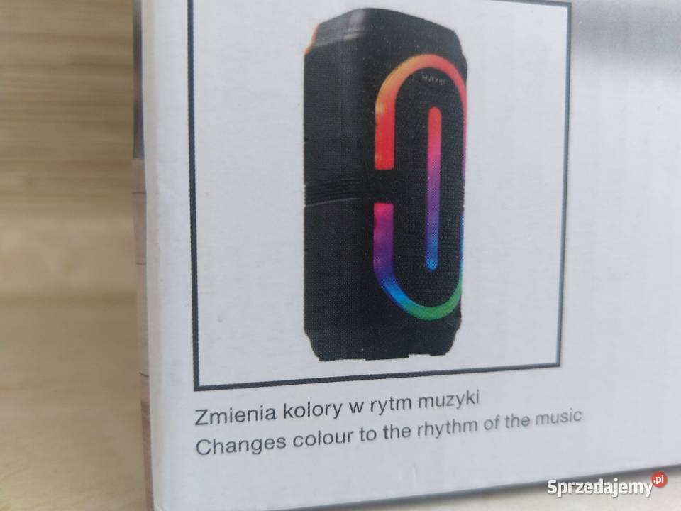 NAJTANIEJ Głośnik Bezprzewodowy PARTY Radio USB Zabrze