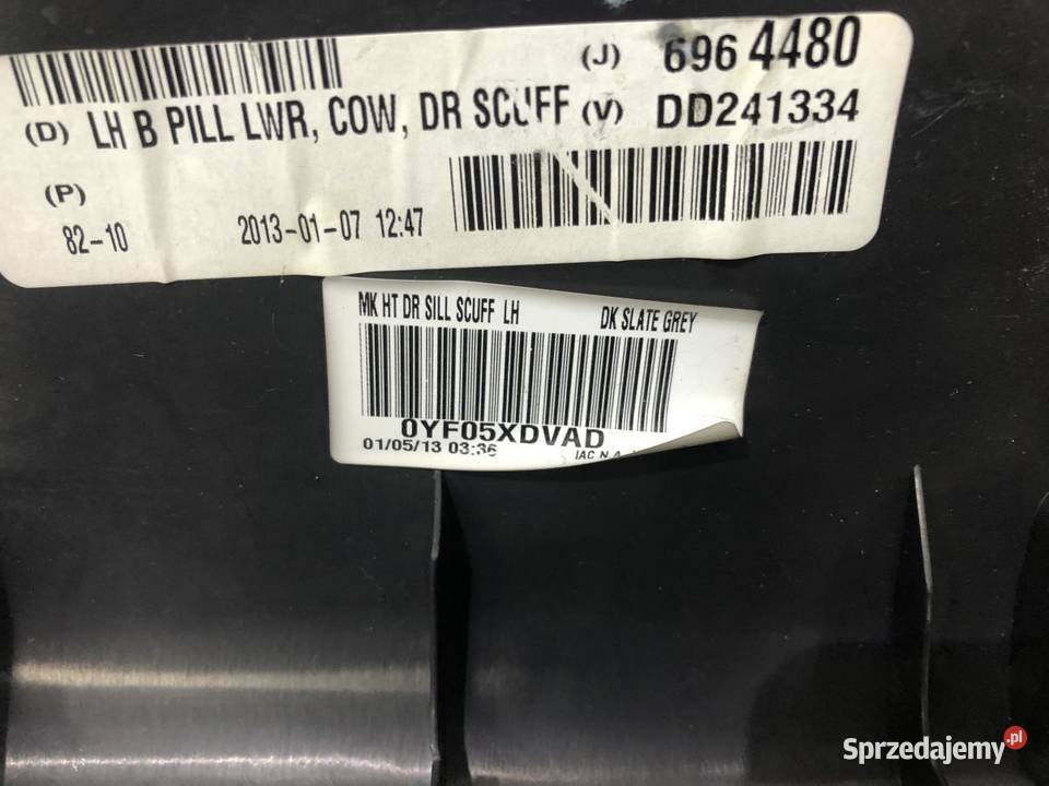 OSŁONA PROGU LEWA JEEP COMPASS I LIFT osobowe wielkopolskie