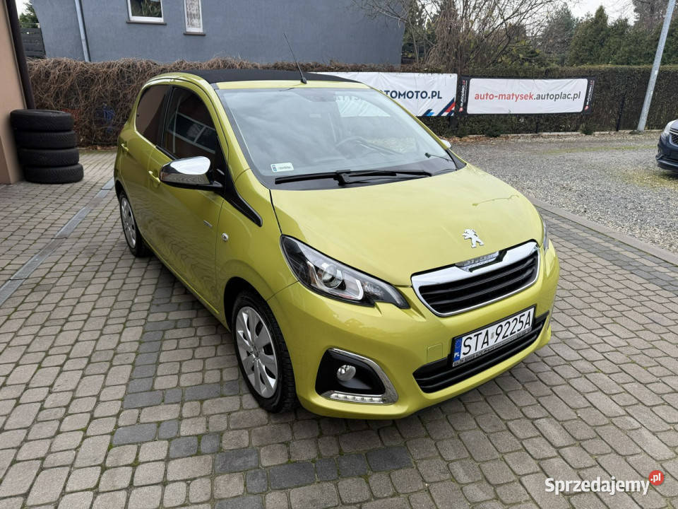 Peugeot 108 10 72 Klimatyzacja CarPlay Otwierany Orzech
