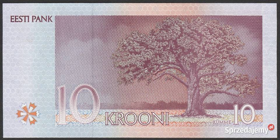 Estonia 10 koron 1994 stan bankowy UNC Łódź