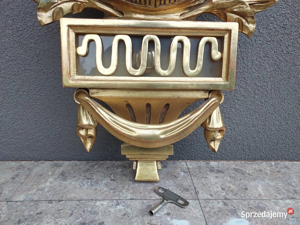 Stary zegar ścienny kartel Westerstrand ładny Tczew