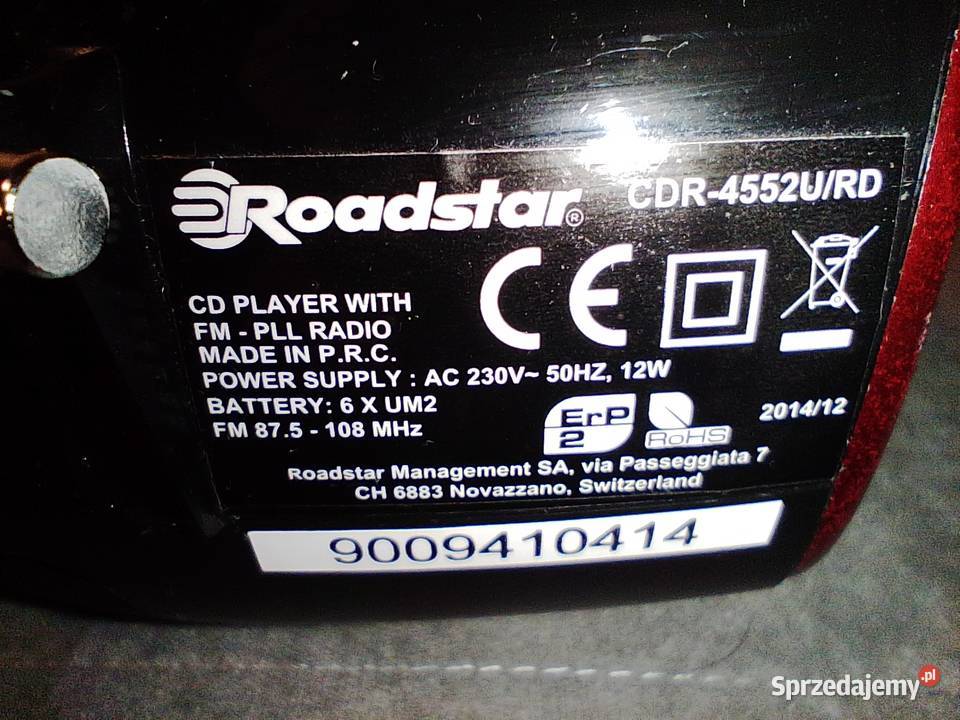 Radio z MP3 CD stereo 230V12V Wrocław