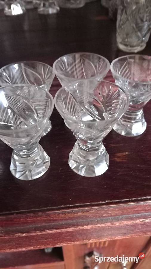 Kieliszki kryształowe komplet 6 Warszawa sprzedam