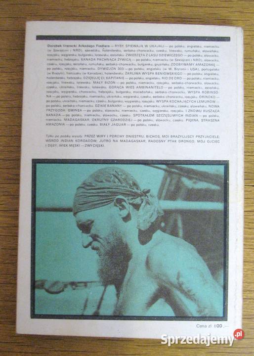 Arkady Fiedler Dziękuję ci kapitanie Proza i poezja sprzedam