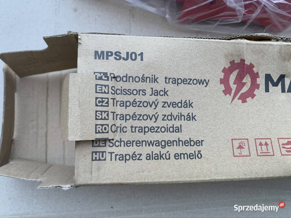 mpsj01 podnośnik trapezowy samochodowy lewarek Szczecin