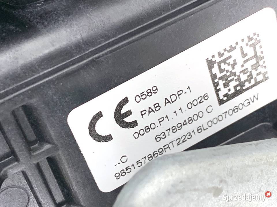 KOKPIT Z PODUSZKĄ PASAŻERA RENAULT CLIO V