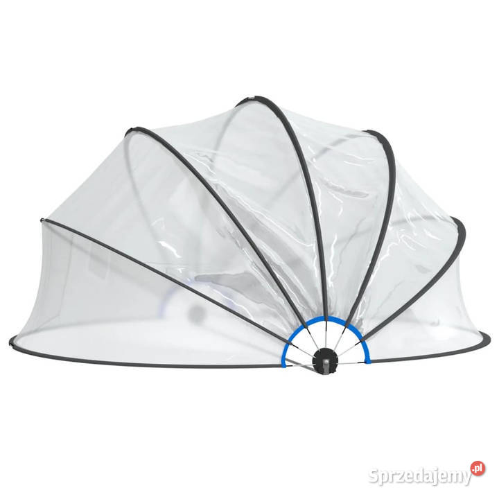 Kopuła na basen okrągła 376x188 PVC WM93813 sprzedam
