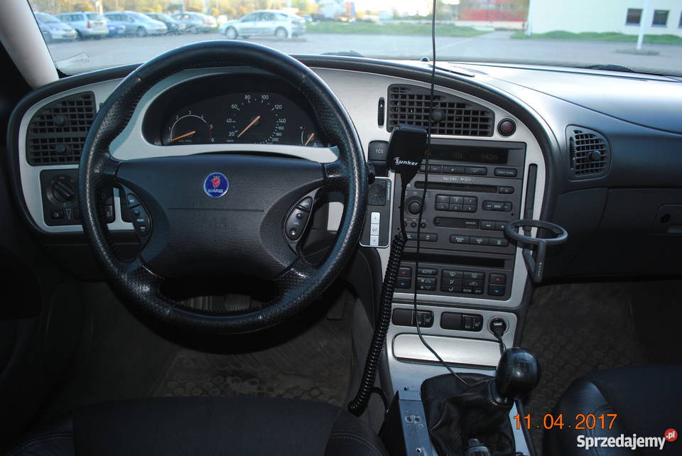 Saab 95 czarny SAABolot V6 xenon skóra prawnika nieuszkodzony Warszawa sprzedam