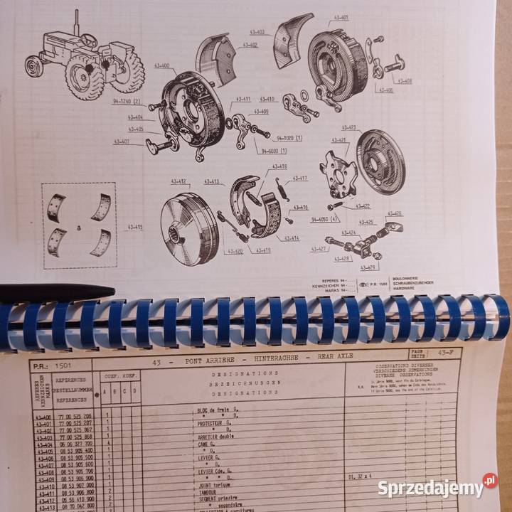 Katalog Części RENAULT 7464 A 4 PDF Kamień Pomorski