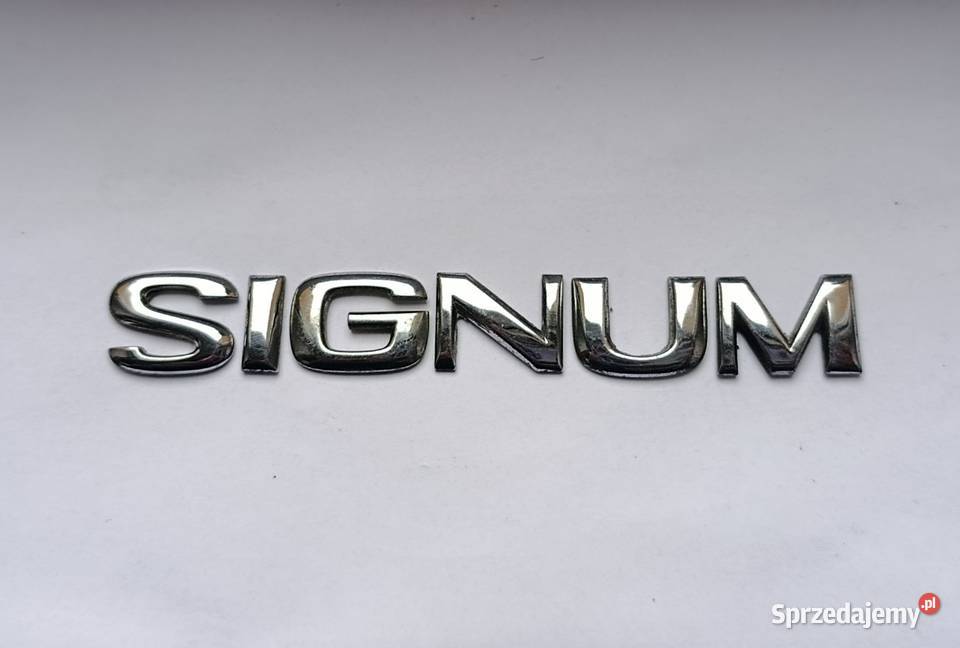 Napis klapy tylnej Opel Signum osobowe