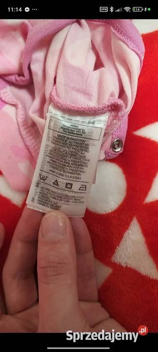 Nowy pajacyk dziewczynki Reebok dziewczynka mazowieckie Warszawa