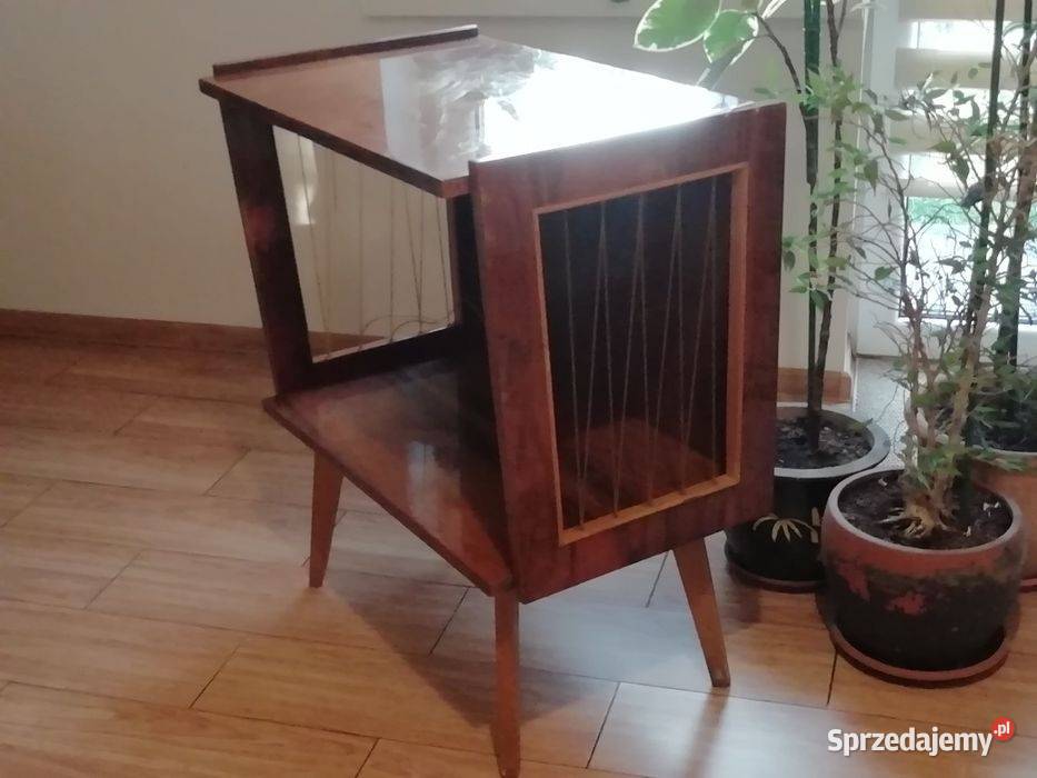 Stolik retro radiowo telewizyjny do renowacji śląskie