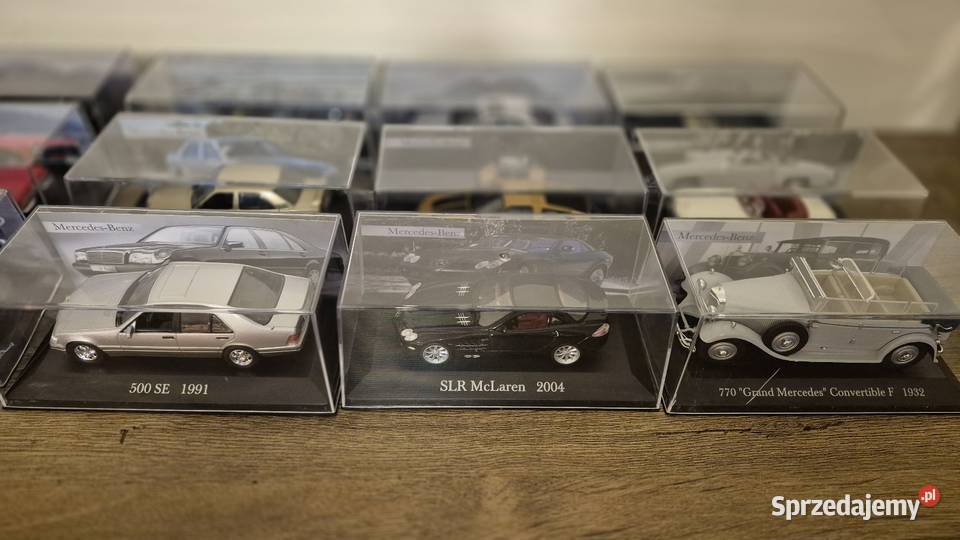 Modele aut Mercedes skala 143 Lublin