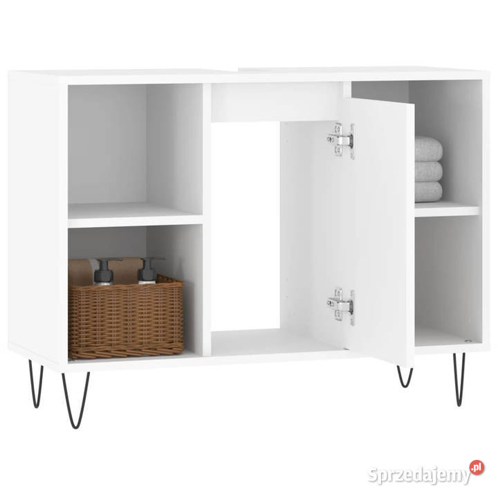 Szafka łazienkowa biała 80x33x60 materiał Meble Warszawa