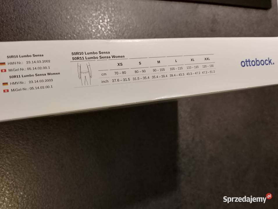 Gorset orteza lędźwiowy krzyżowy Lumbo Sensa Warszawa
