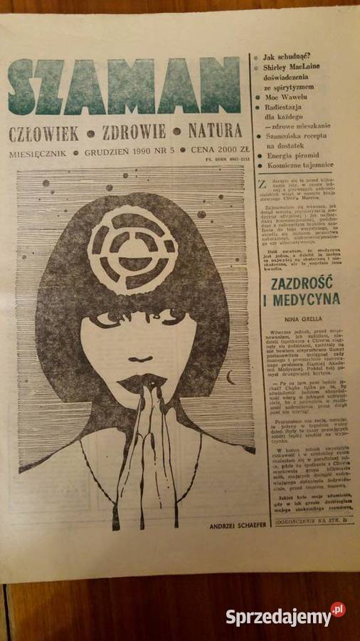 Czasopismo SZAMAN 1990 r różne 46