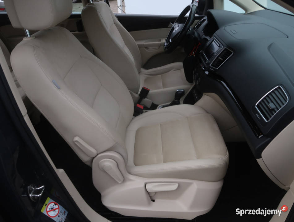 VW Sharan 20 TDI BMT skórzana tapicerka Łódź