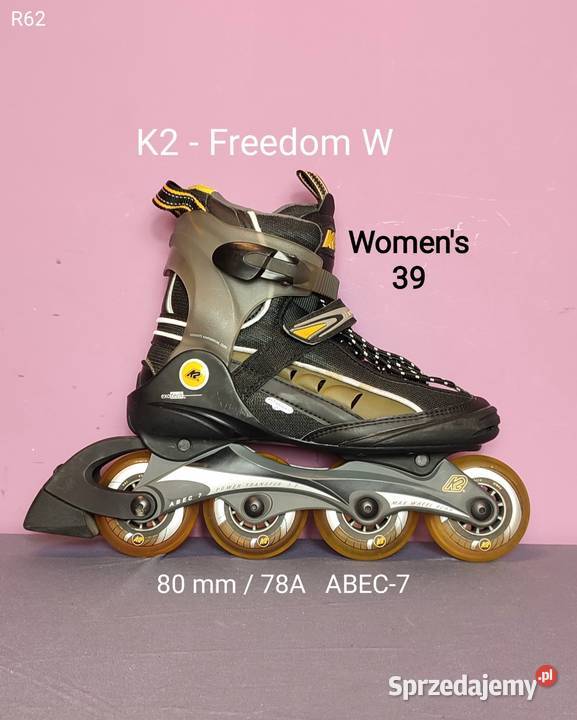 Damskie rolki K2 Freedom W rozmiar 39 Womens R62 Jasień