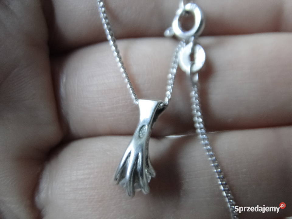 Stare srebro zestaw 2 zawieszki łańcuszek Warszawa