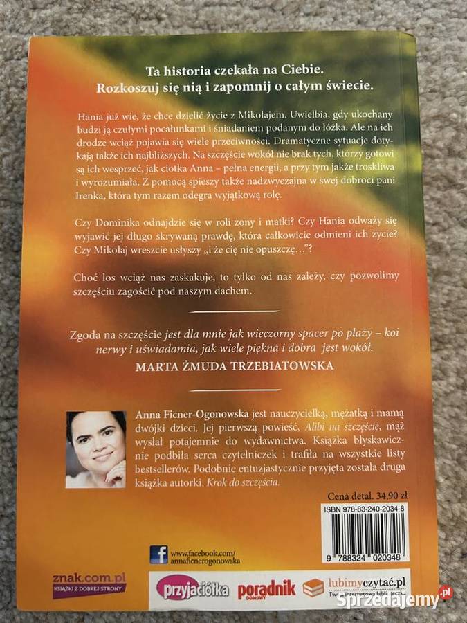 Zgoda na szczęście Anna FicnerOgonowska lubelskie Lublin