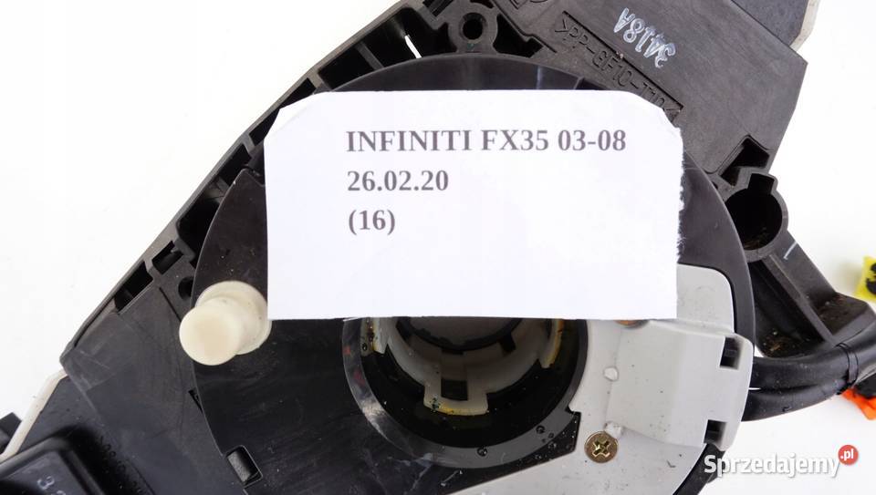 PRZEŁĄCZNIK ŚWIATEŁ WYCIERACZEK INFINITI FX35 osobowe wielkopolskie Nowy Tomyśl