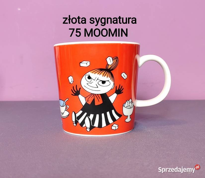 MUMINKI kubek Moomin Arabia Finland ZŁOTA