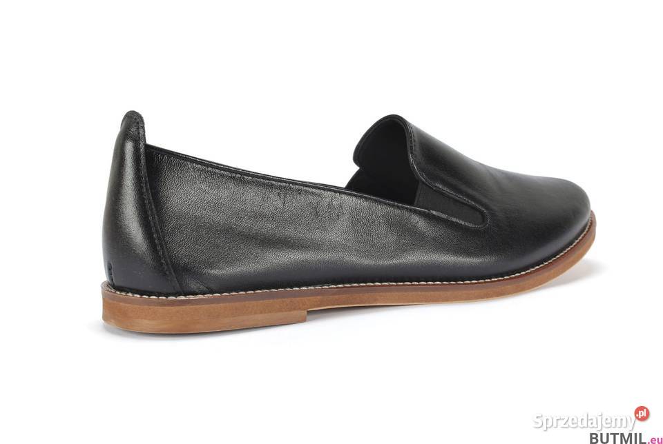 Wsuwane Półbuty obcasie w kolorze czarnym 3640 Kalwaria Zebrzydowska