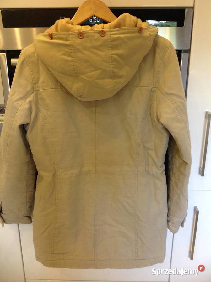 Parka Kurtka z Kapturem Damska SM camel Nowa Sól