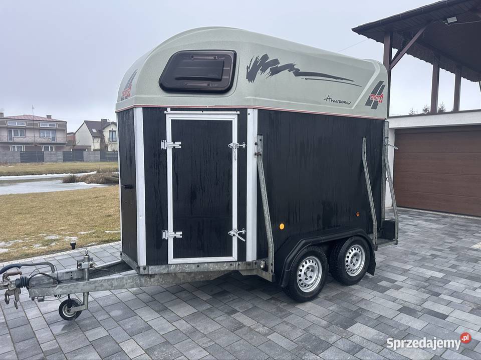 Przyczepa do przewozu 2 koni kat b dmc 1300 Alu 2