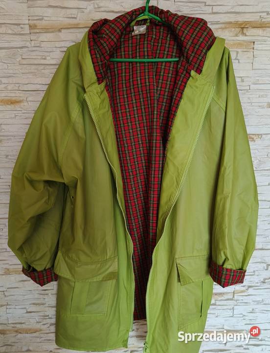Kurtka przeciwdeszczowa kanarkowa Bez wzoru Gdańsk