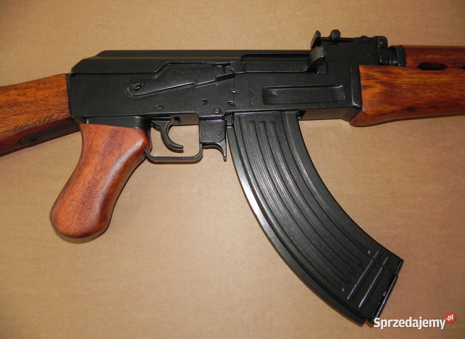Replika broni Kałasznikow AK 47 kolba drewno Środa Wielkopolska