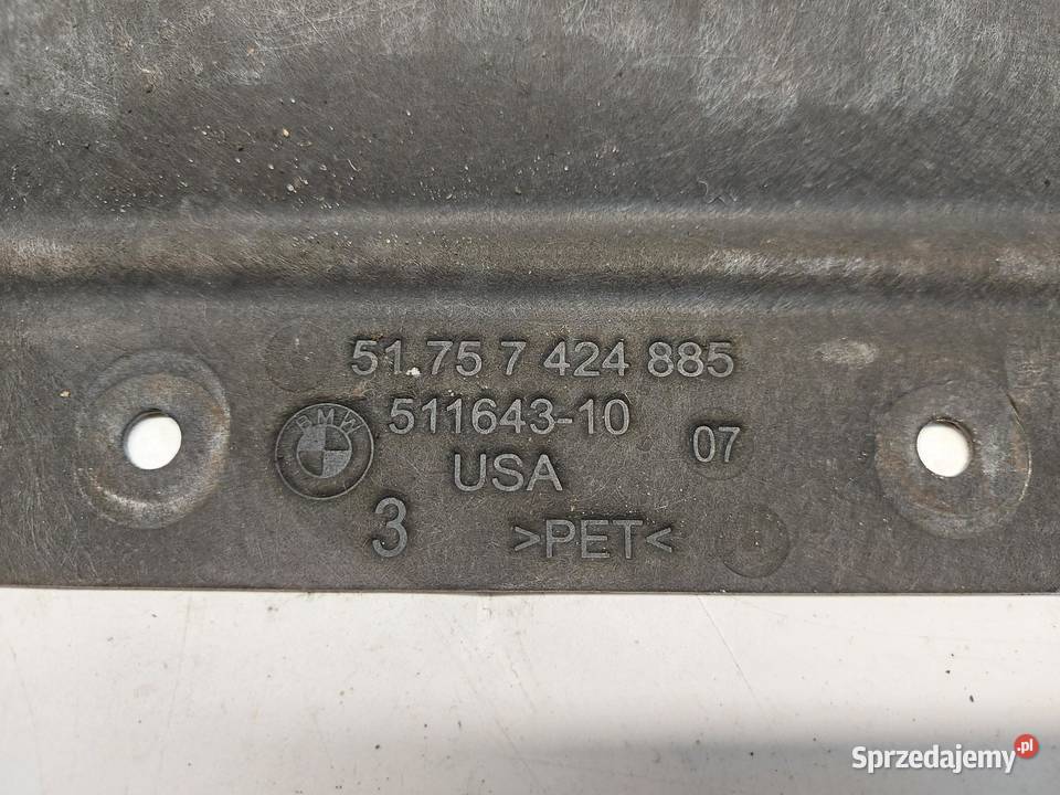 BMW G05 X5 30d 2019r OSŁONA TERMICZNA WYDECHU Osłony termiczne dolnośląskie