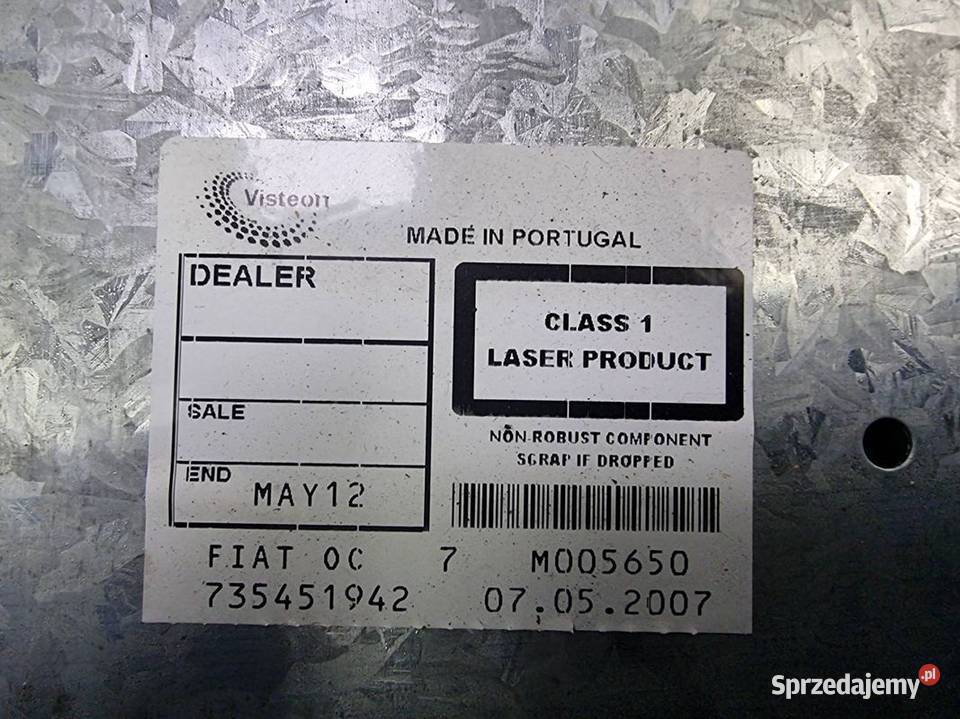 RADIO FIAT BRAVO 735451942