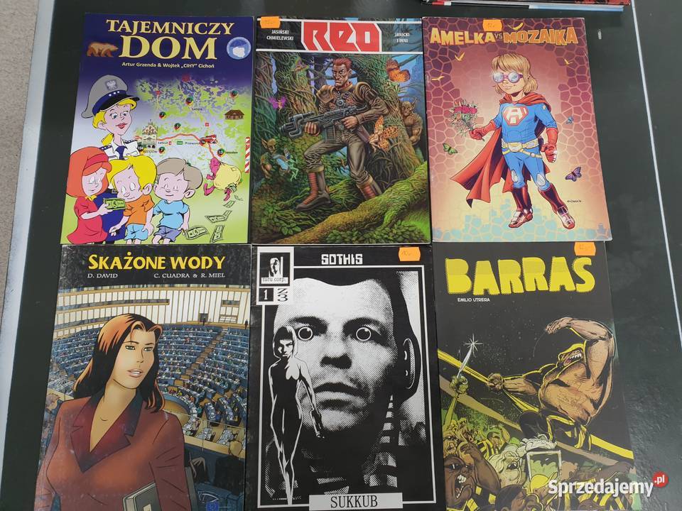 Zestaw 14 komiksów polskie wydania pomorskie Gdynia sprzedam