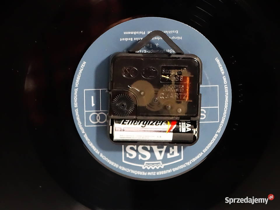 Zegar z płyty winylowej 12 LP klasyczny Zegary Biłgoraj