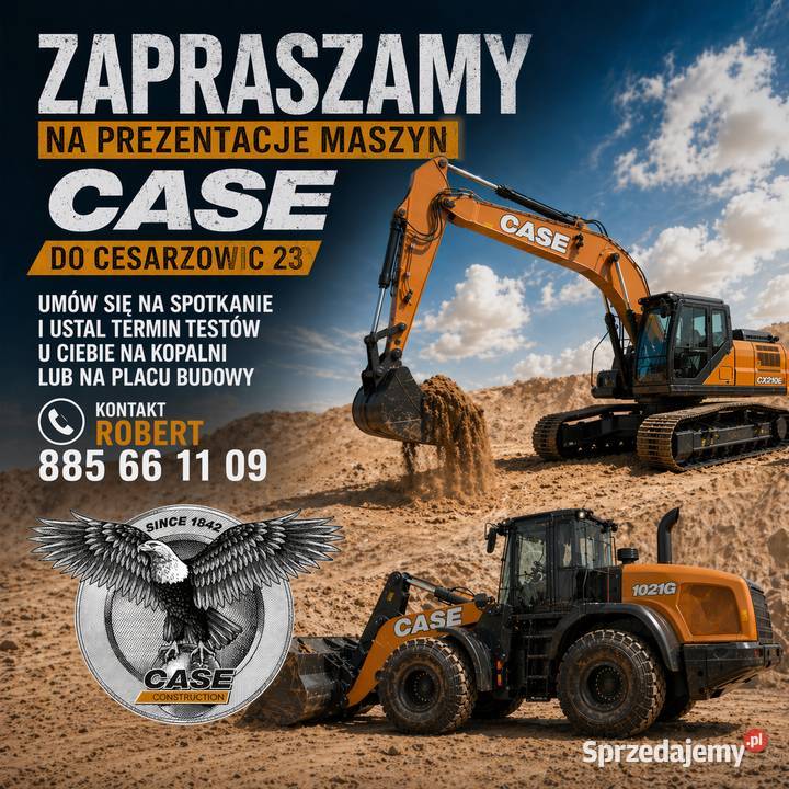 Koparka gąsienicowa CASE CX210ES Głuchołazy