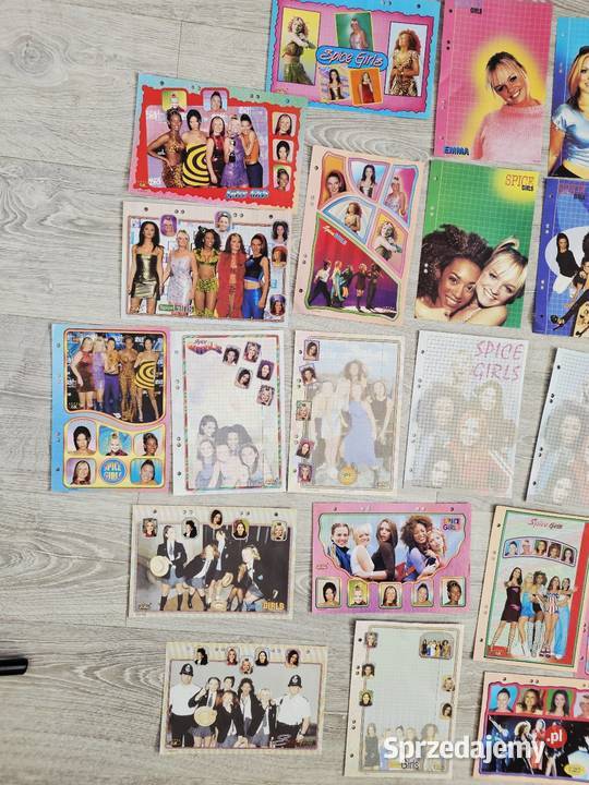 Duże karteczki a5 do segregatora Spice Girls Łomianki Dolne sprzedam