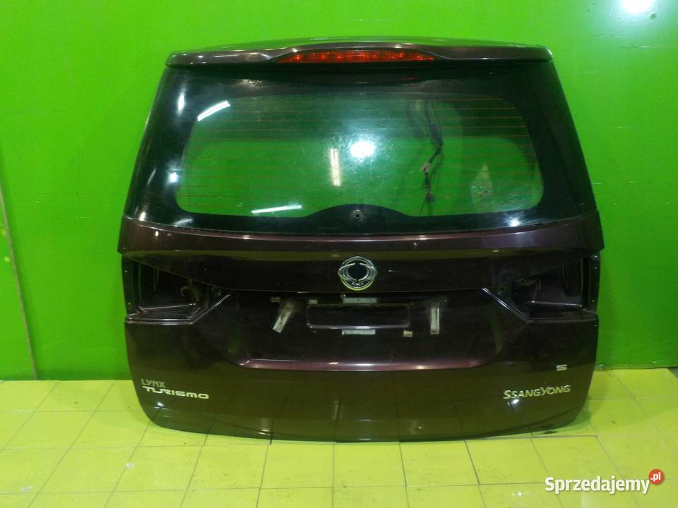 SSANGYONG RODIUS II TURISMO 14r 5D klapa tyl Suków