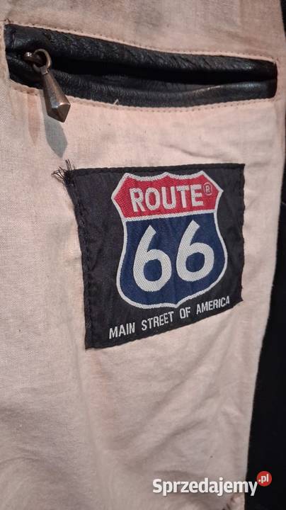 Męska Ramoneska Skórzana Route 66 Vintage Kołobrzeg
