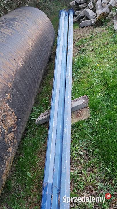 Słupy z latarni ocynkowane mocne lekie 95metra Dobczyce